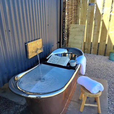 Kamp alanı Brackenslack Shepherds Huts *